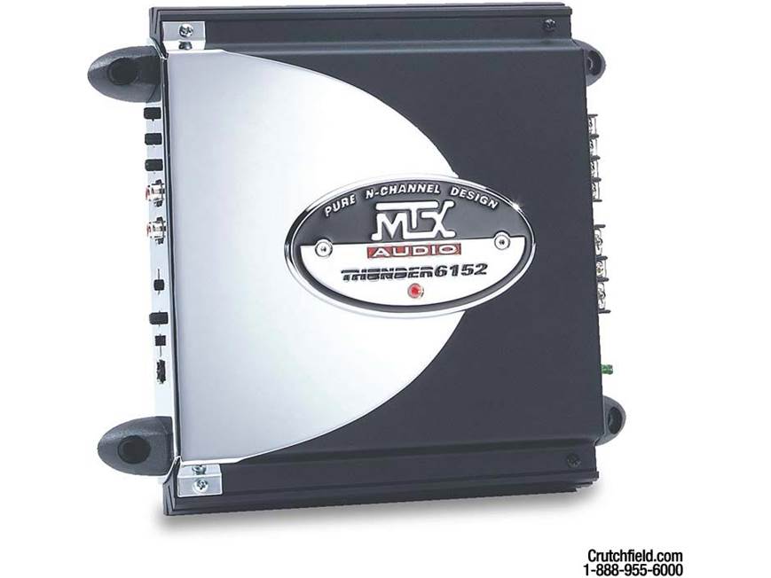 MTX Thunder6152 37.5W x 2 Car Amplifier at Crutchfield