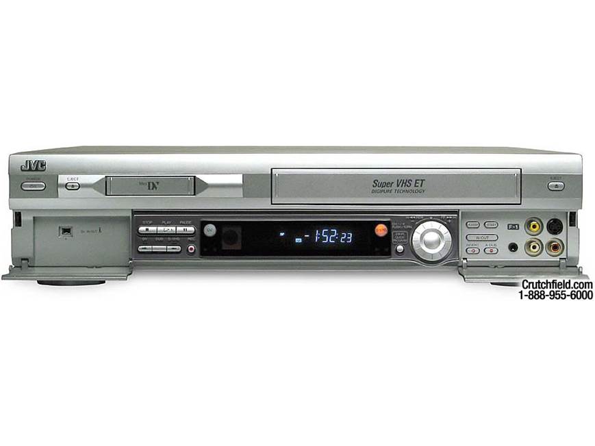 JVC HR-DVS3 Combination Mini DV + Super VHS HiFi VCR at Crutchfield
