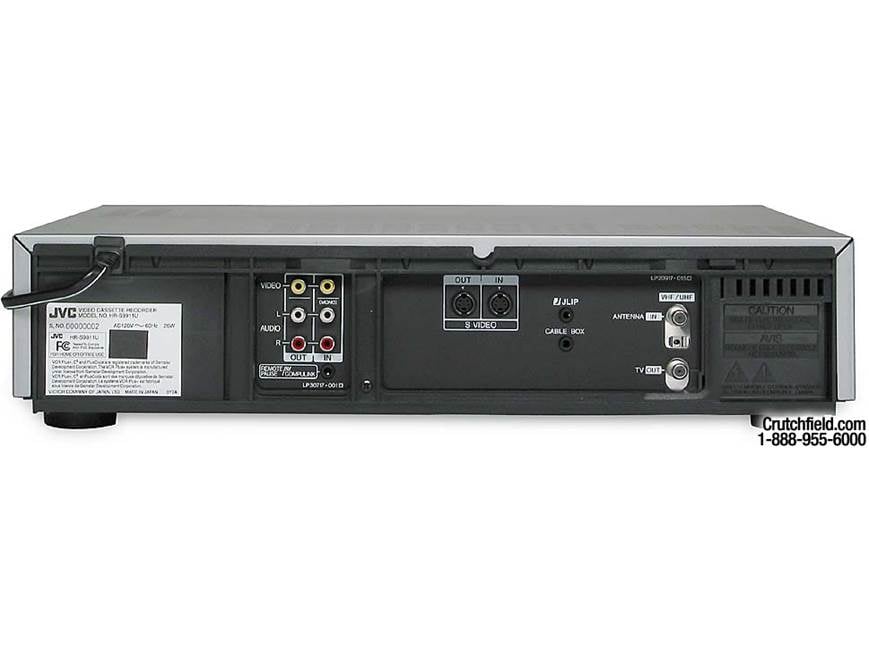 JVC HR-S9911 Super VHS HiFi VCR with editing at Crutchfield