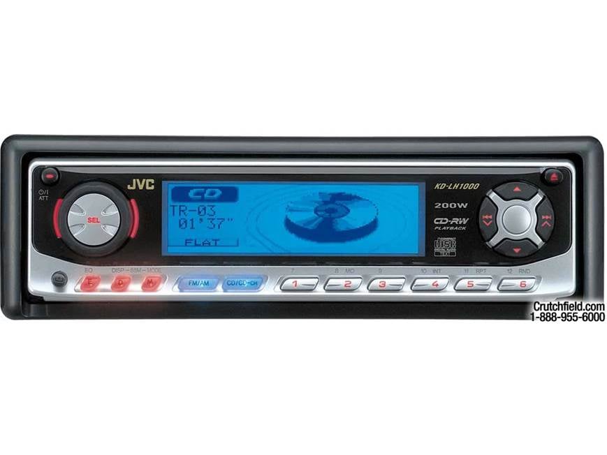 JVC KD-LH1000 CD Receiver with CD Changer Controls at Crutchfield