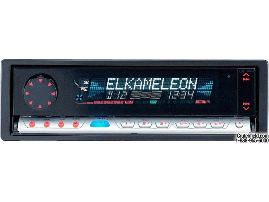 JVC KD-LX111 CD Receiver with CD Changer Controls at Crutchfield