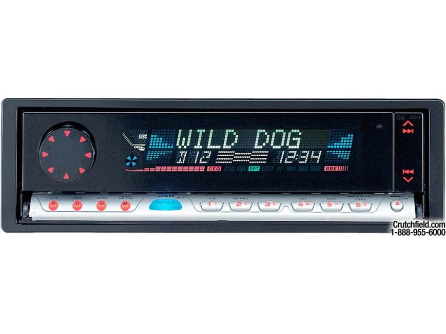 JVC Arsenal KD-LX333 CD Receiver with CD Changer Controls at