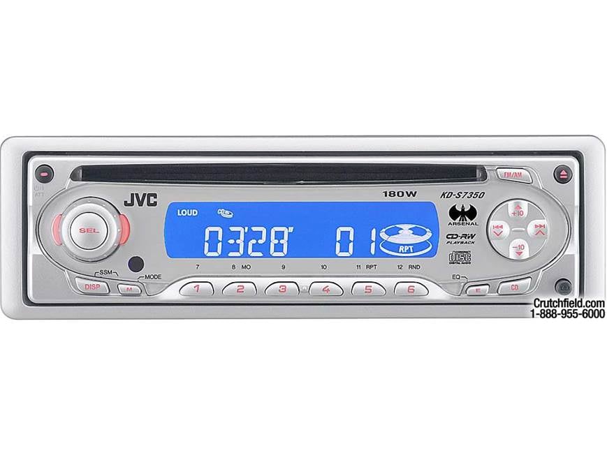 JVC Arsenal KD-S7350 CD Receiver at Crutchfield