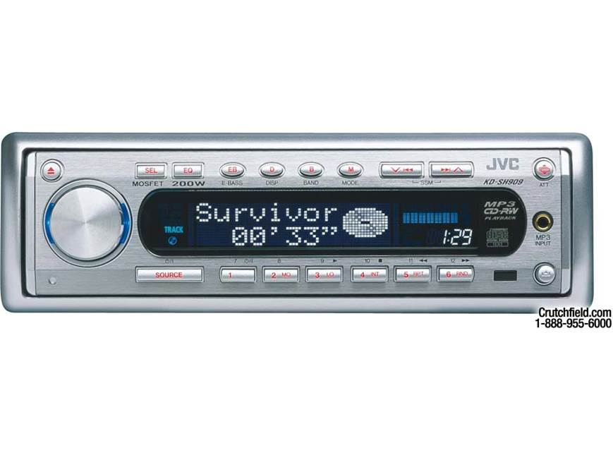 JVC digifine2.2 KD-SH909 CD/MP3 Receiver with CD changer/DVD/VCR