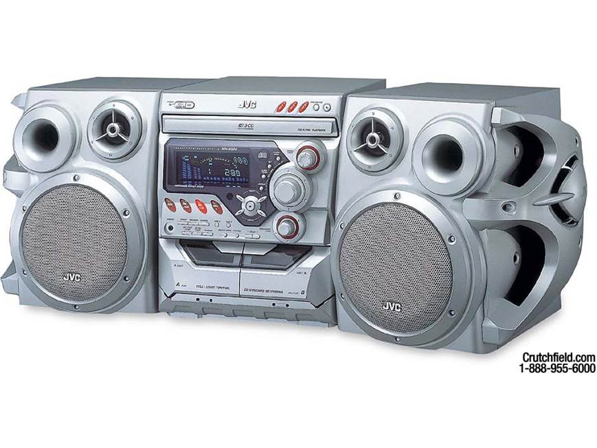 JVC MX-G500 3-CD changer system at Crutchfield