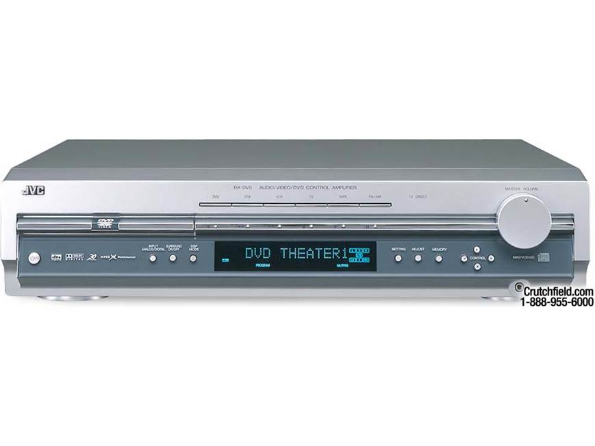 JVC RX-DV3SL A/V receiver with built-in DVD/CD player at Crutchfield