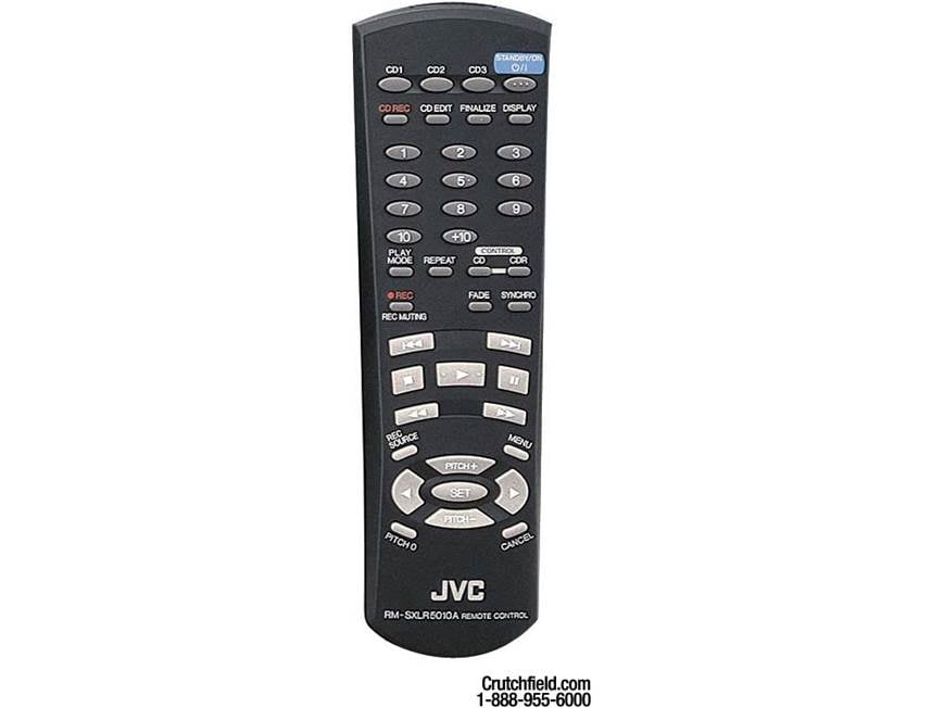 JVC XL-R5020BK 3-CD + 1-CD-R/RW changer/recorder at Crutchfield