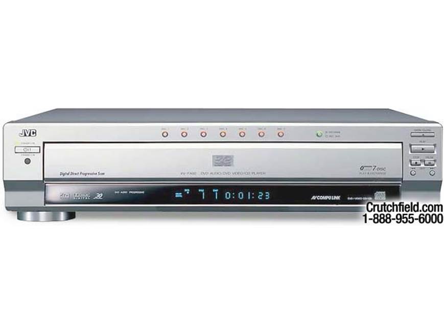 JVC XV-FA902SL 7-disc carousel DVD/CD/DVD-Audio changer with