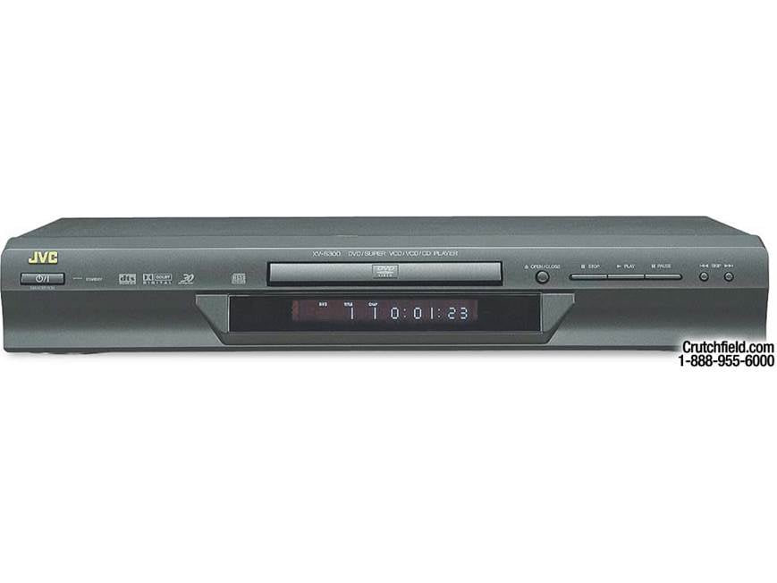 JVC XV-S300BK / XV-S302SL (Black) DVD/CD players (Black) at