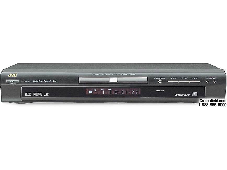 JVC XV-S500BK (Black) DVD/CD player with progressive scan (Black