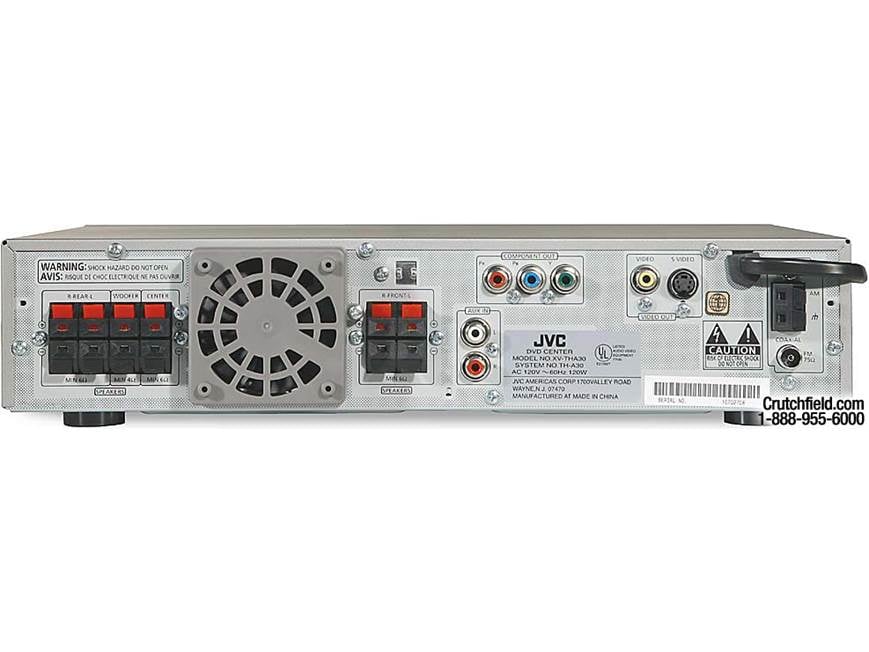 JVC TH-A30 DVD home theater system at Crutchfield