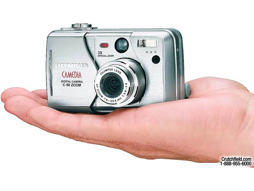 Olympus C-50 Zoom 5-megapixel digital camera at Crutchfield