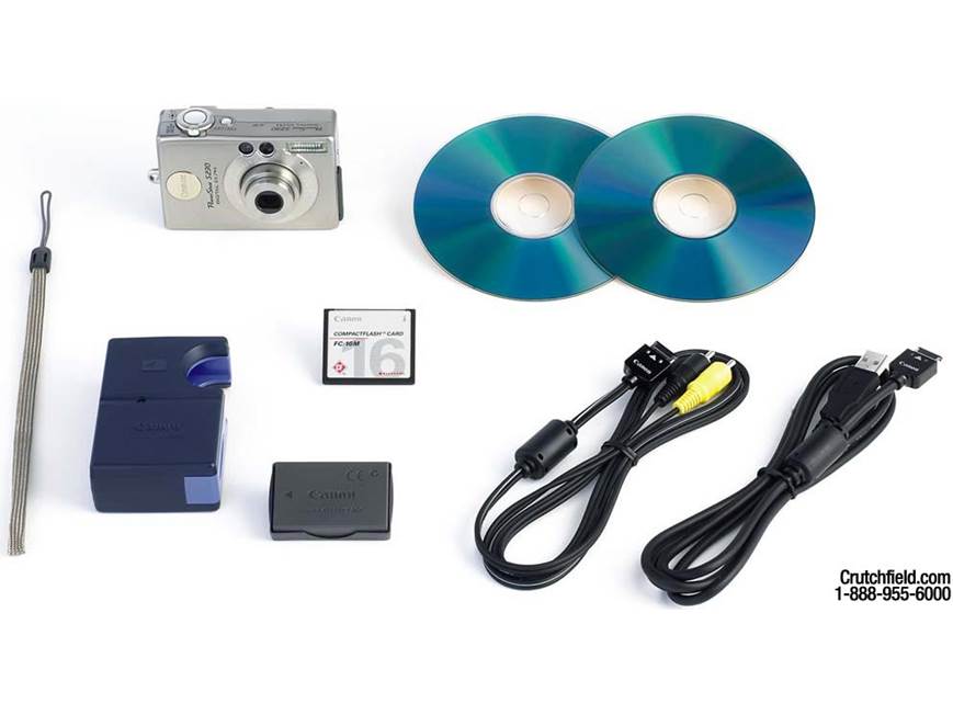 Canon PowerShot S230 3.2-megapixel digital camera at Crutchfield
