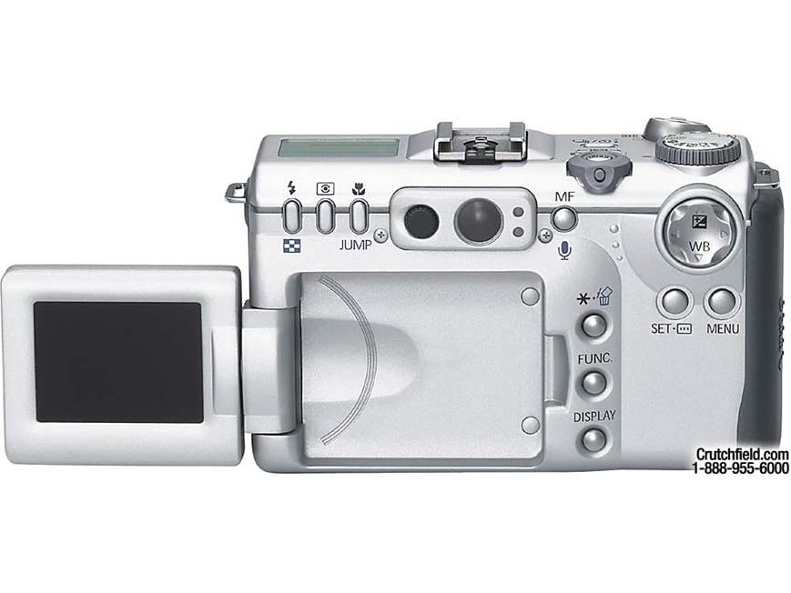 Canon PowerShot G3 3.97-megapixel digital camera at Crutchfield