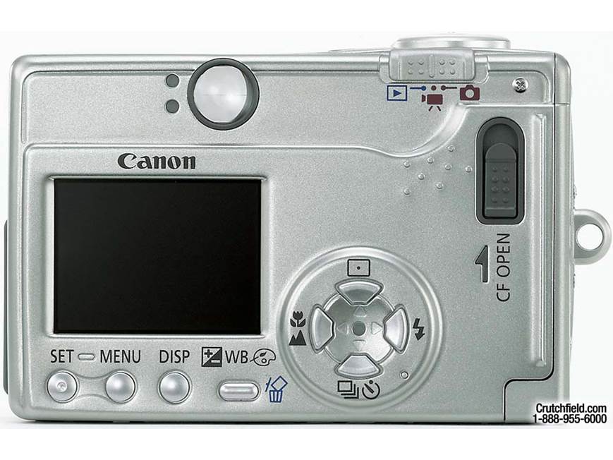 Canon PowerShot S230 3.2-megapixel digital camera at Crutchfield