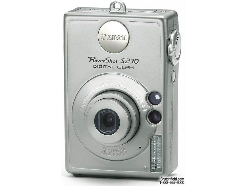 Canon PowerShot S230 3.2-megapixel digital camera at Crutchfield