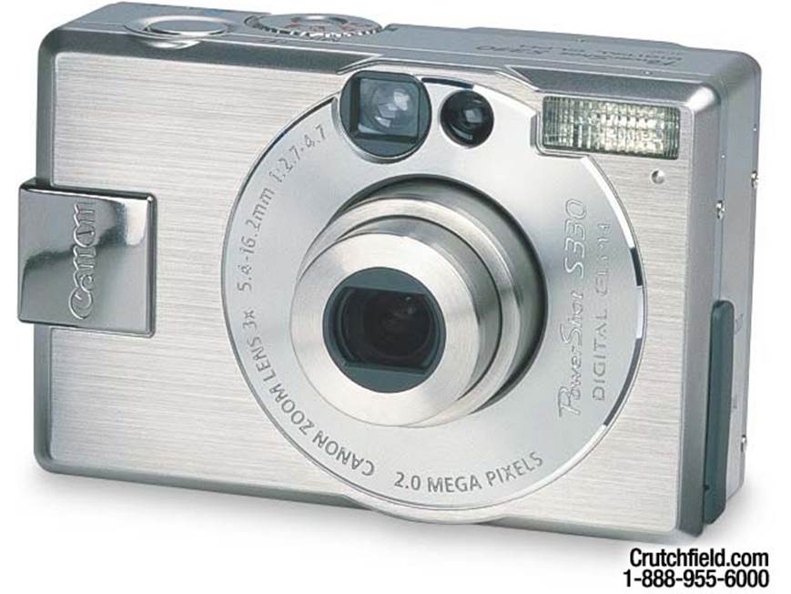 Canon PowerShot S330 ELPH Digital camera with CompactFlash™ card