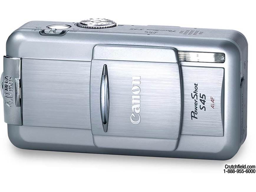 Canon PowerShot S45 4-megapixel digital camera at Crutchfield
