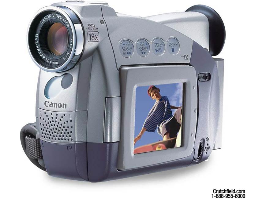 Canon ZR40 Mini DV digital camcorder at Crutchfield