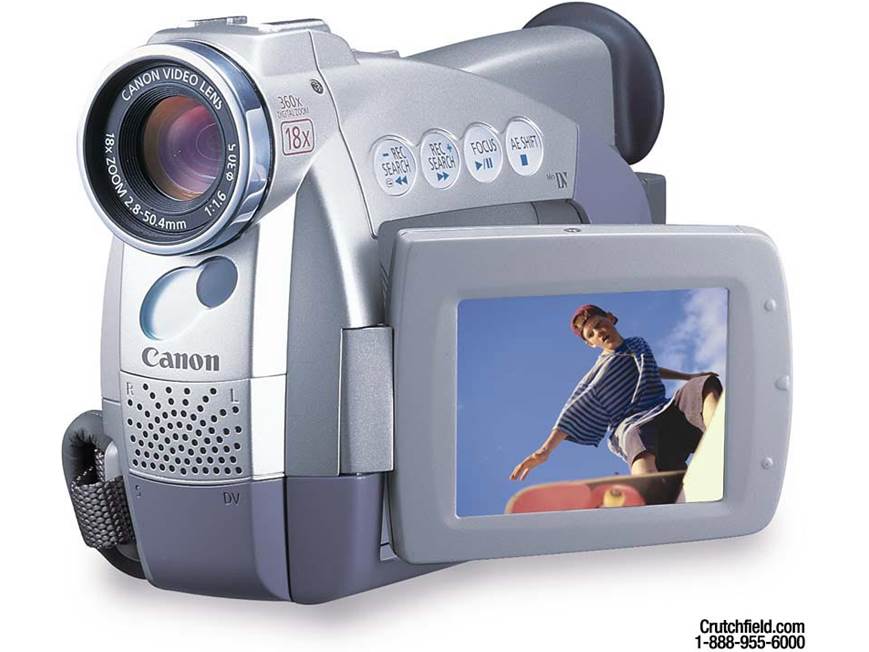 Canon ZR40 Mini DV digital camcorder at Crutchfield
