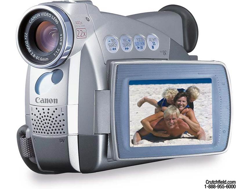 Canon ZR50MC Mini DV digital camcorder at Crutchfield