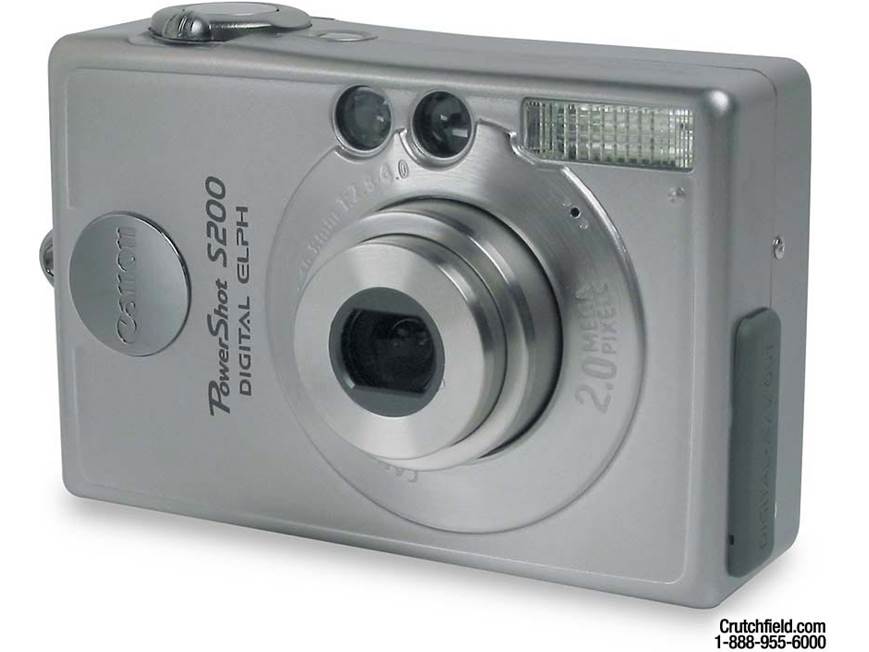 Canon PowerShot S200 ELPH Digital camera with CompactFlash™ card