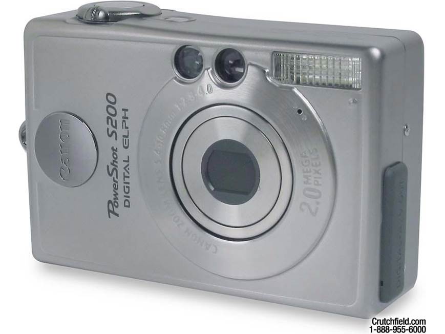 Canon PowerShot S200 ELPH Digital camera with CompactFlash™ card