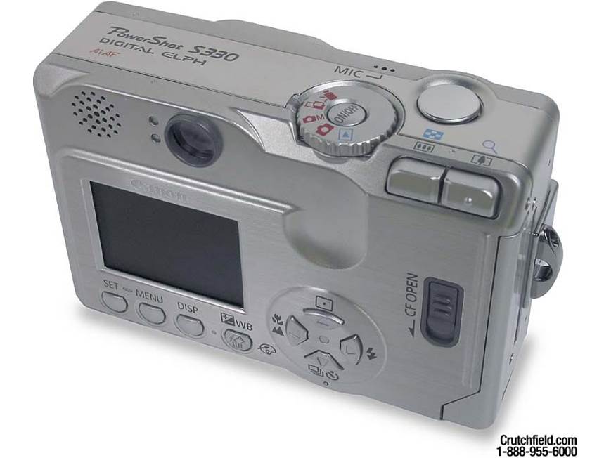 Canon PowerShot S330 ELPH Digital camera with CompactFlash™ card