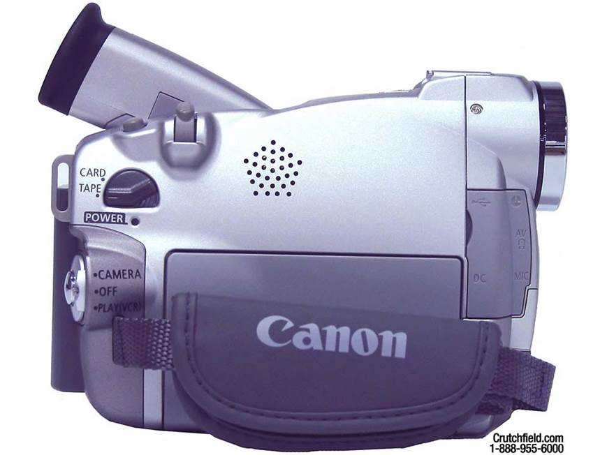 Canon ZR50MC Mini DV digital camcorder at Crutchfield