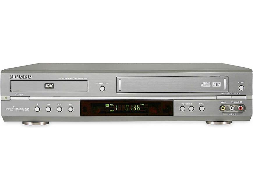 Samsung DVD-V2000 Combination DVD/CD player + HiFi VCR at Crutchfield