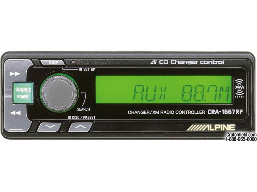 Alpine CRA-1667RF FM Modulator/AiNet Changer Controller at Crutchfield