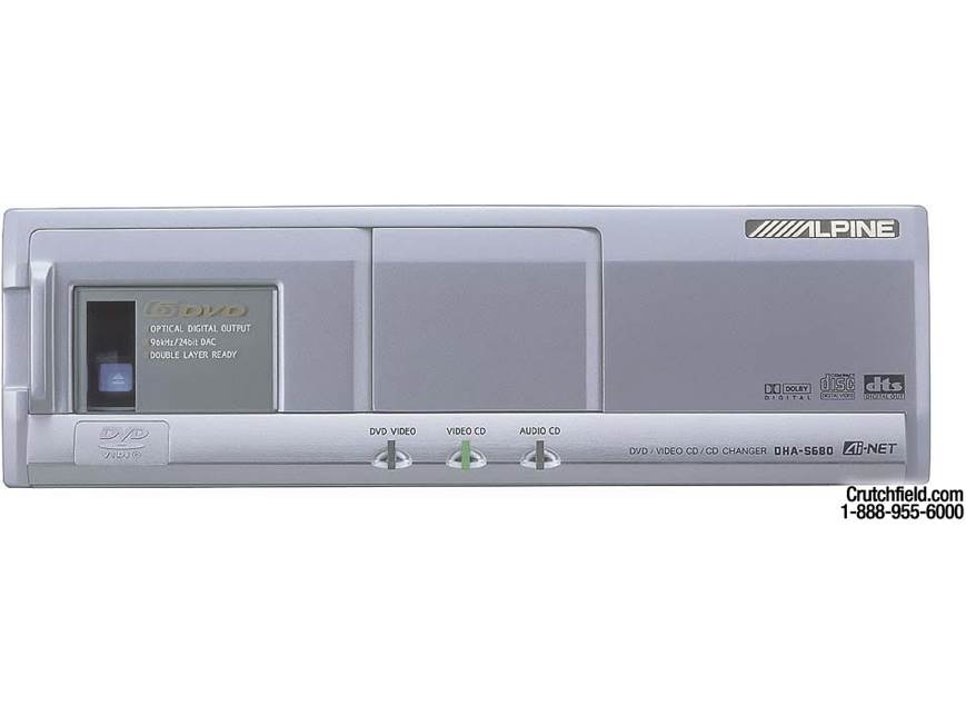 Alpine DHA-S680 6-disc AiNet DVD/CD Changer at Crutchfield