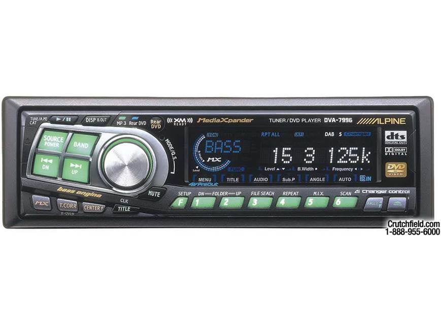 Alpine DVA-7996 DVD/CD/MP3 Receiver with Ai-NET Changer Controls