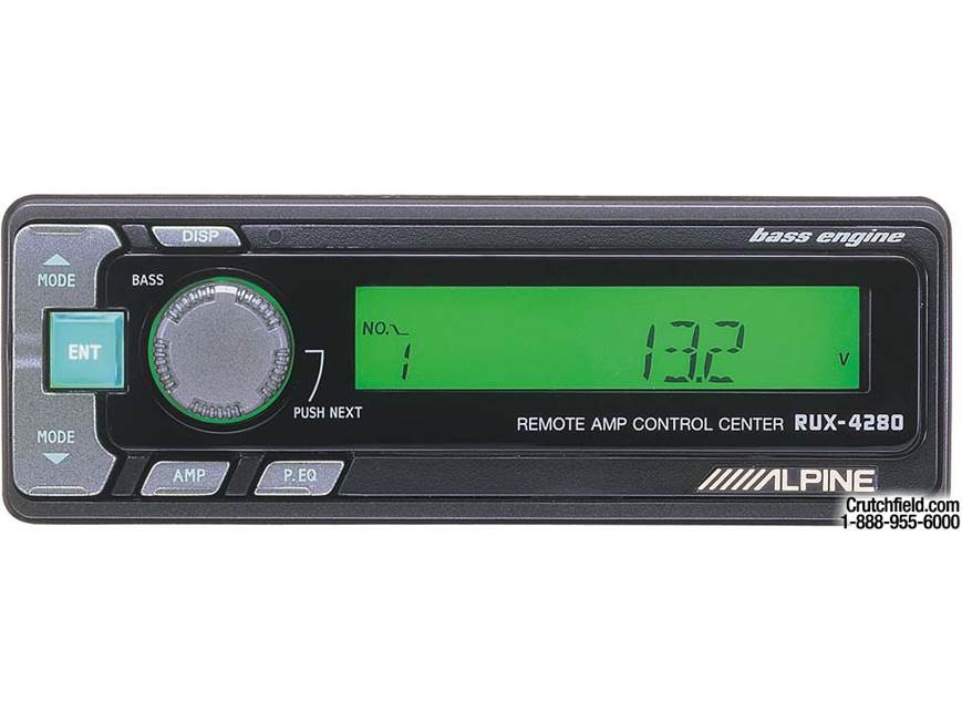 Alpine RUX-4280 Remote Amplifier Control Center at Crutchfield