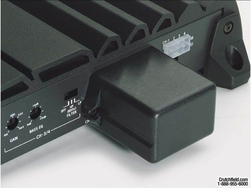 Alpine MRP-F240 4-channel car amplifier 40 watts RMS x 4 at