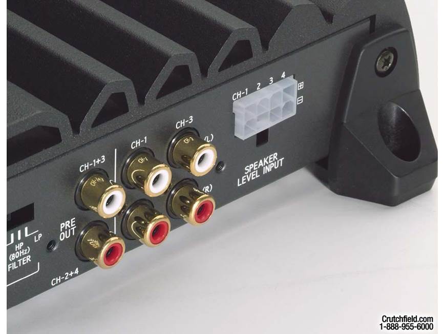 Alpine MRP-F240 4-channel car amplifier 40 watts RMS x 4 at