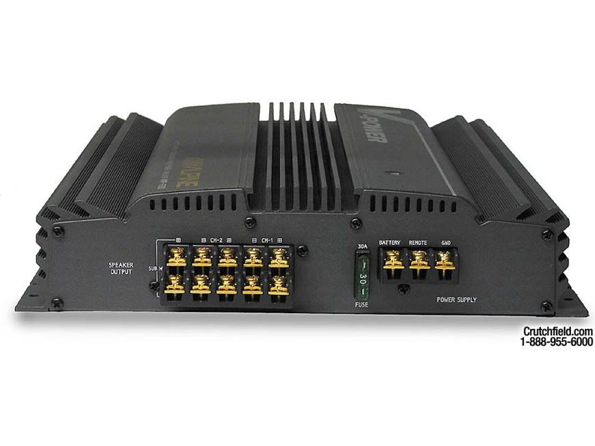 Alpine MRP-F320 40W x 4 + 120W x 1 Car Amplifier at Crutchfield