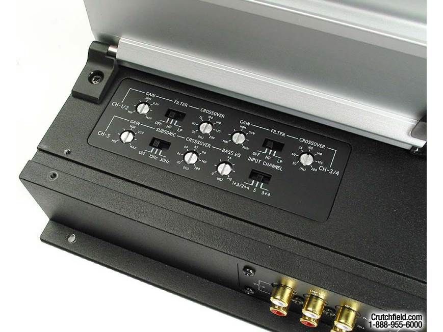 アルパイン　アンプ　MRV-F450　5チャンネル Alpine MRV-F450 5-channel car amplifier 50 watts RMS x 4 + 200