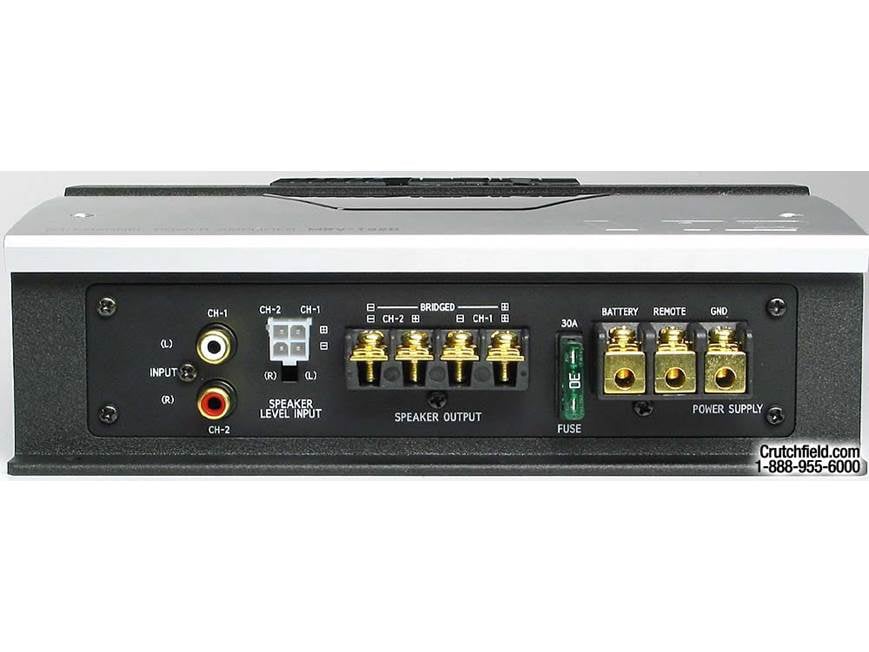 ALPINE MRV-T320 2チャンネルパワーアンプ Alpine MRV-T320 80W x 2 Car Amplifier at Crutchfield