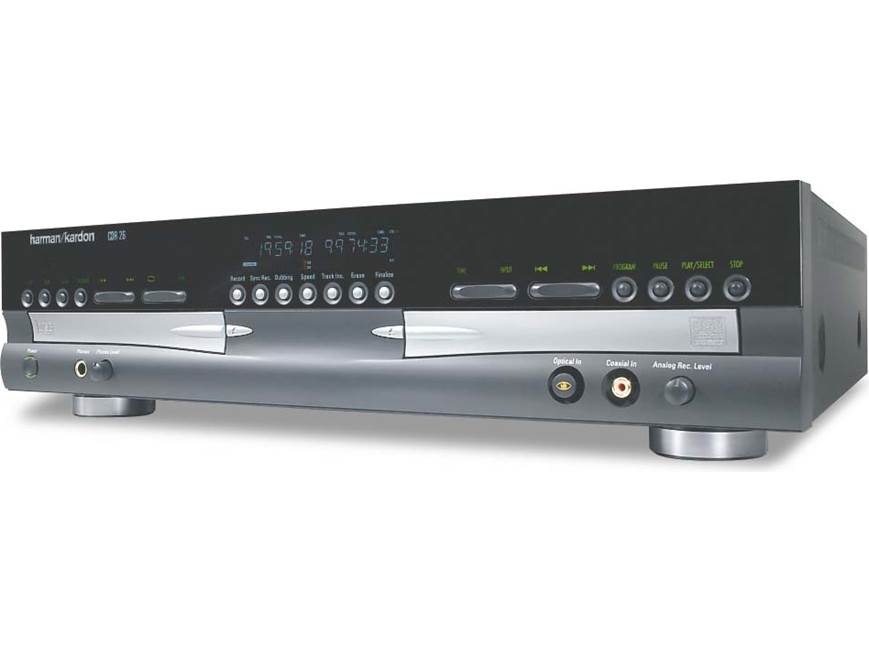 Harman Kardon CDR 26 1-CD + 1-CD-R/RW recorder/changer at Crutchfield