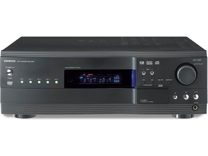 Onkyo DR-C500 A/V receiver with built-in DVD/CD changer at Crutchfield
