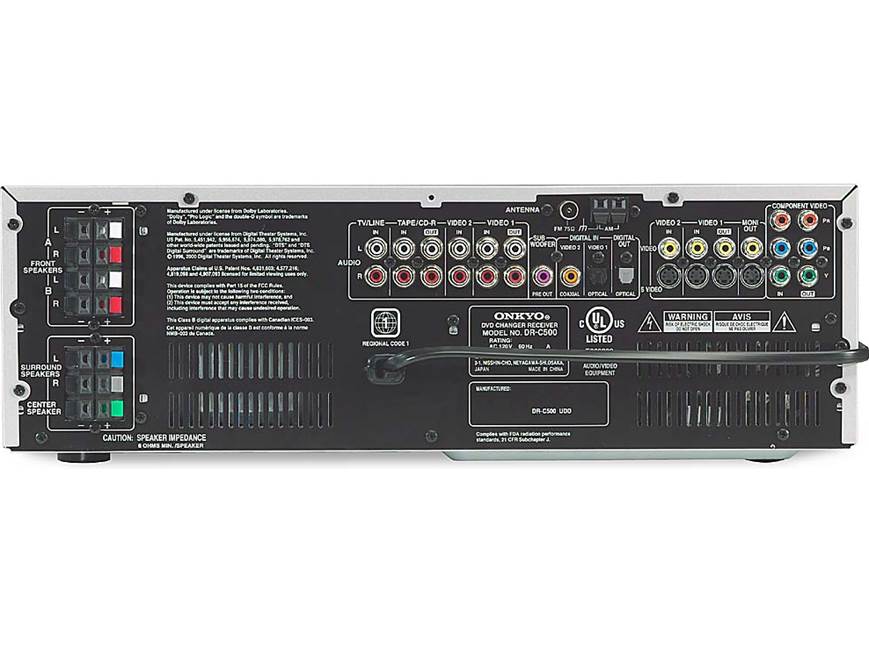Onkyo LS-V500C 5-disc DVD home theater system at Crutchfield
