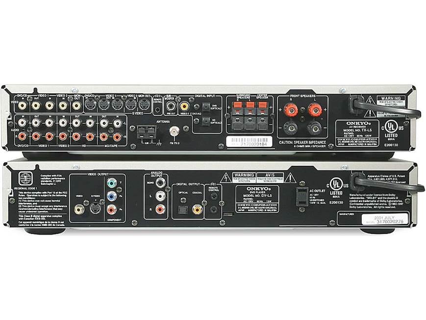 Onkyo AV-L5 Home theater receiver/DVD player package at Crutchfield