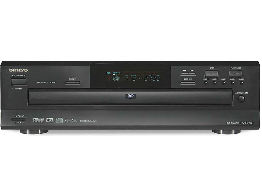 Onkyo DV-CP500 5-disc carousel DVD/CD changer with progressive