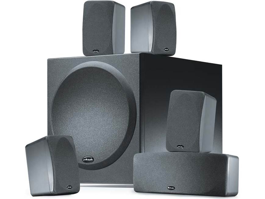 Polk RM6600 (System with black satellites) Home theater speaker