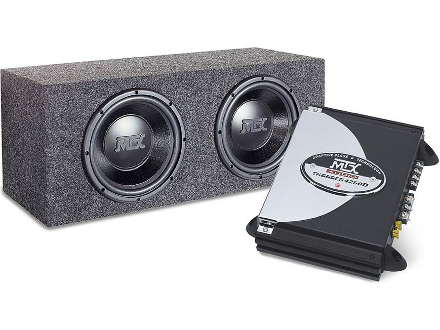 MTX Thunder Amp/Subwoofers/Enclosure Package T4250D Amplifier 2