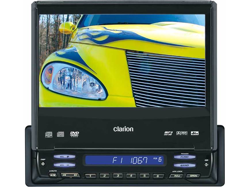 Clarion ProAudio VRX745VD DVD/CD/MP3 receiver with 7