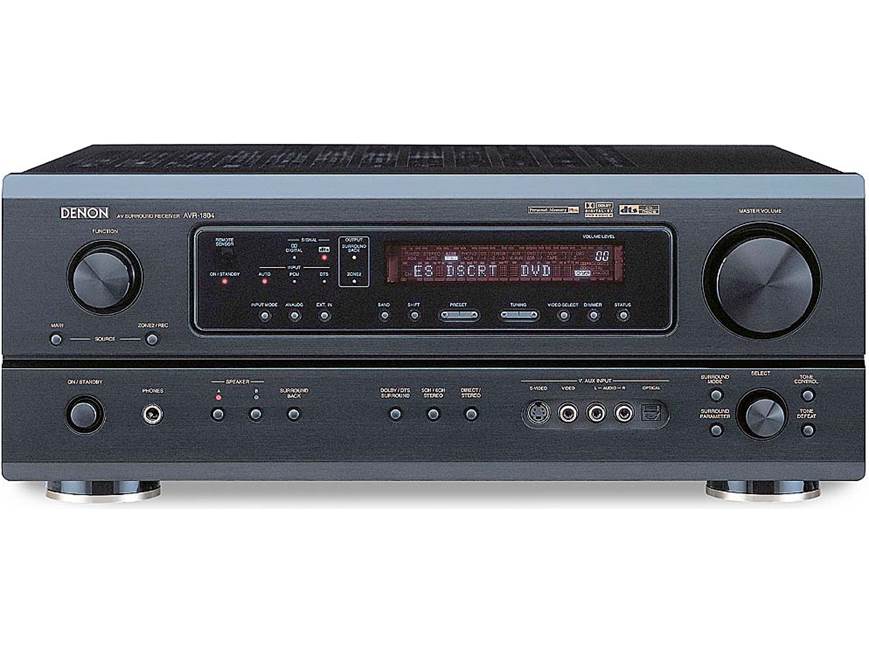 Denon AVR-1804 Home theater receiver with Dolby Digital EX, DTS-ES