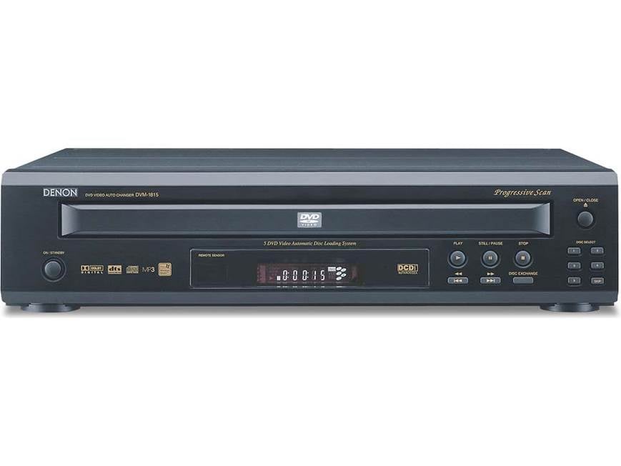 Denon DVM-1815 5-disc carousel DVD/CD changer at Crutchfield