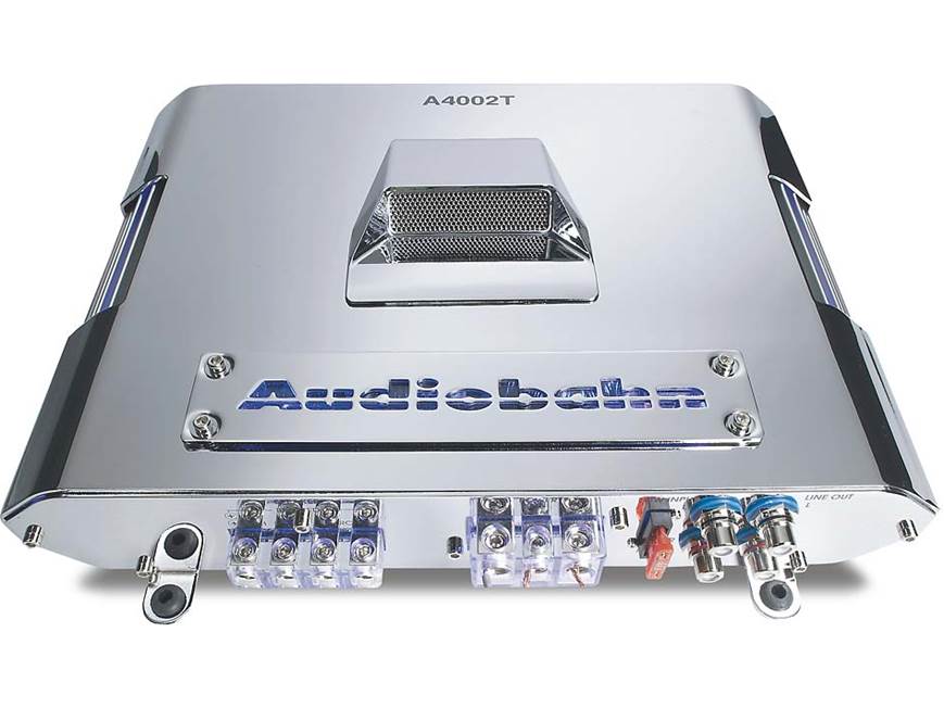 Audiobahn A4002T 2-channel car amplifier 100 watts RMS x 2 at 